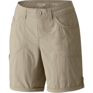 Mountain Hardwear Khaki Miranda Hiking Camping Cargo Shorts Size 4/36